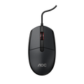 AOC MS130B/LA Wired Office Mouse USB Optical 3-Button Black