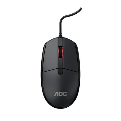 AOC MS130B/LA Wired Office Mouse USB Optical 3-Button Black