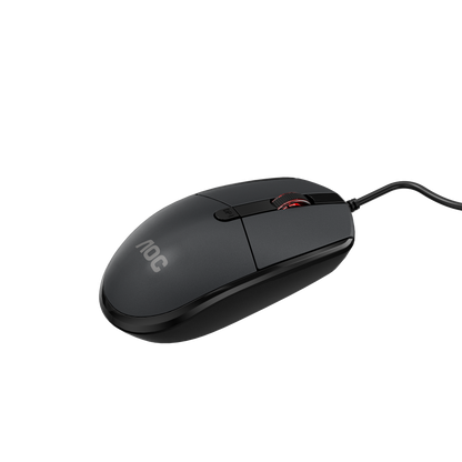 AOC MS130B/LA Wired Office Mouse USB Optical 3-Button Black