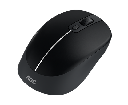 AOC MS360B/LA Wireless Mouse 2.4G + Bluetooth Dual Mode 6-Key DPI1600 Black