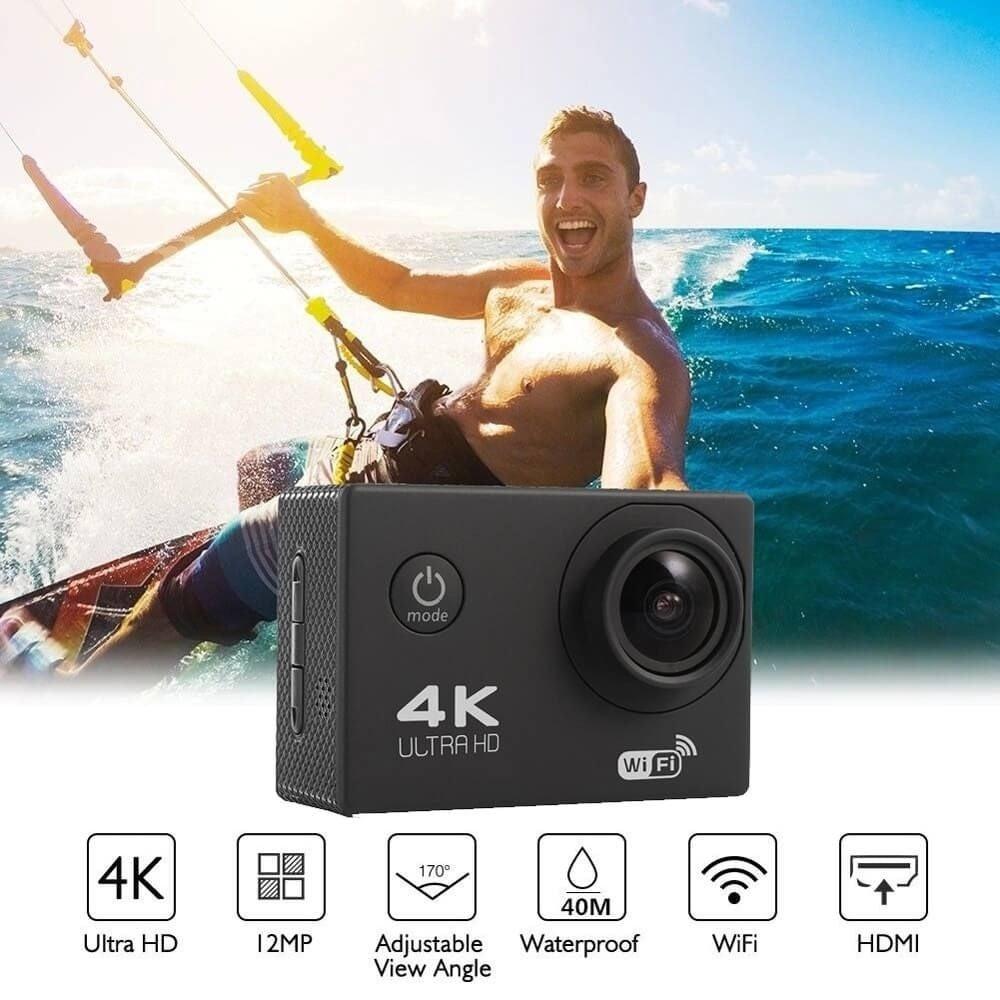 BDI New Action Camera 4K wifi sports DV Cam Blue.