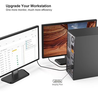 BENFEI 00052BK [VESA Certified] DP to DP Male to Male Cable 4.5M Supports 8K@60Hz Compatible with Lenovo, Dell, HP, ASUS and More
