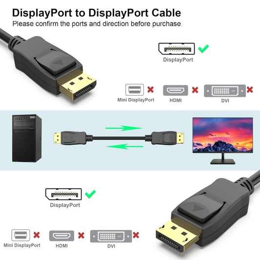 BENFEI 000279BK DP to DP Male to Male Cable 0.9M.