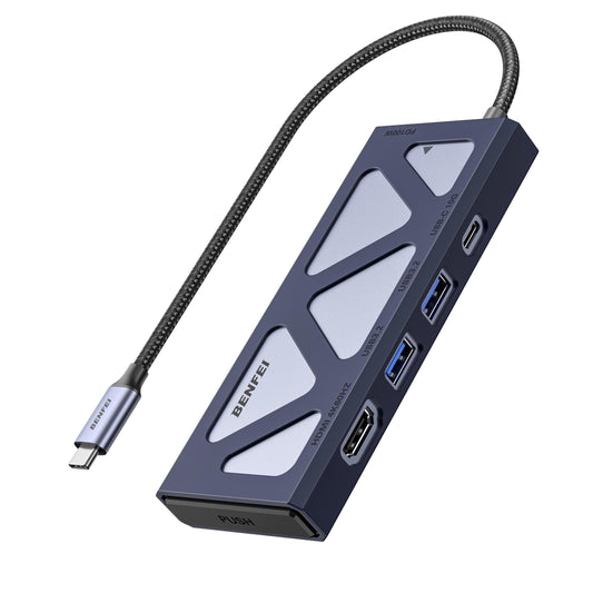 BENFEI 000389GY M.2 NVMe Enclosure with USB-C Hub.