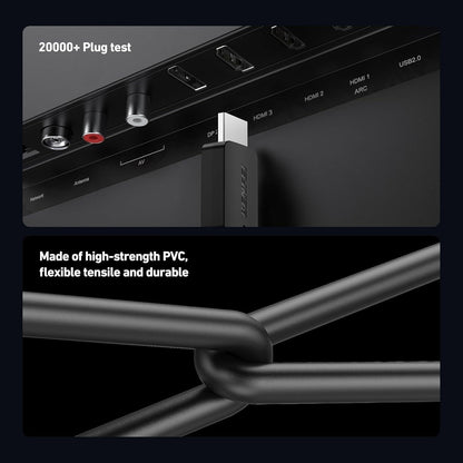 BENFEI 000415BK-2P 8K@ 60Hz V2.1 HDMI to HDMI Cable 1.8M , 2 Pack.