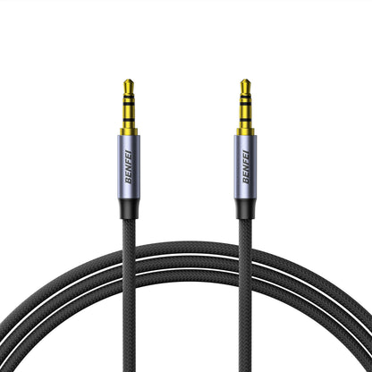BENFEI 427GY 5M 3.5mm TRRS Male to Male Audio Cable, 4-Pole Stereo Mic Aux Cable, Nylon Braided Headphone Jack Cord.