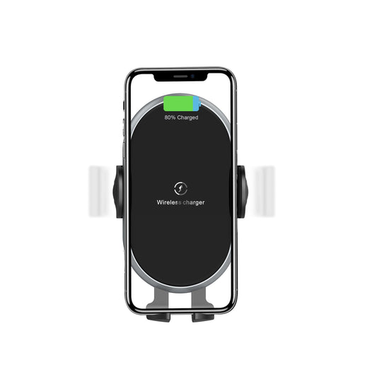 C366: Automatic Clamping Wireless Car Charger,with backlight.