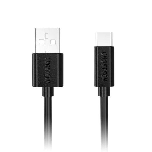 CHOETECH AC0003-V4 USB-A to Type-C Cable 6.6ft Fast Charging Data Cord 2M.