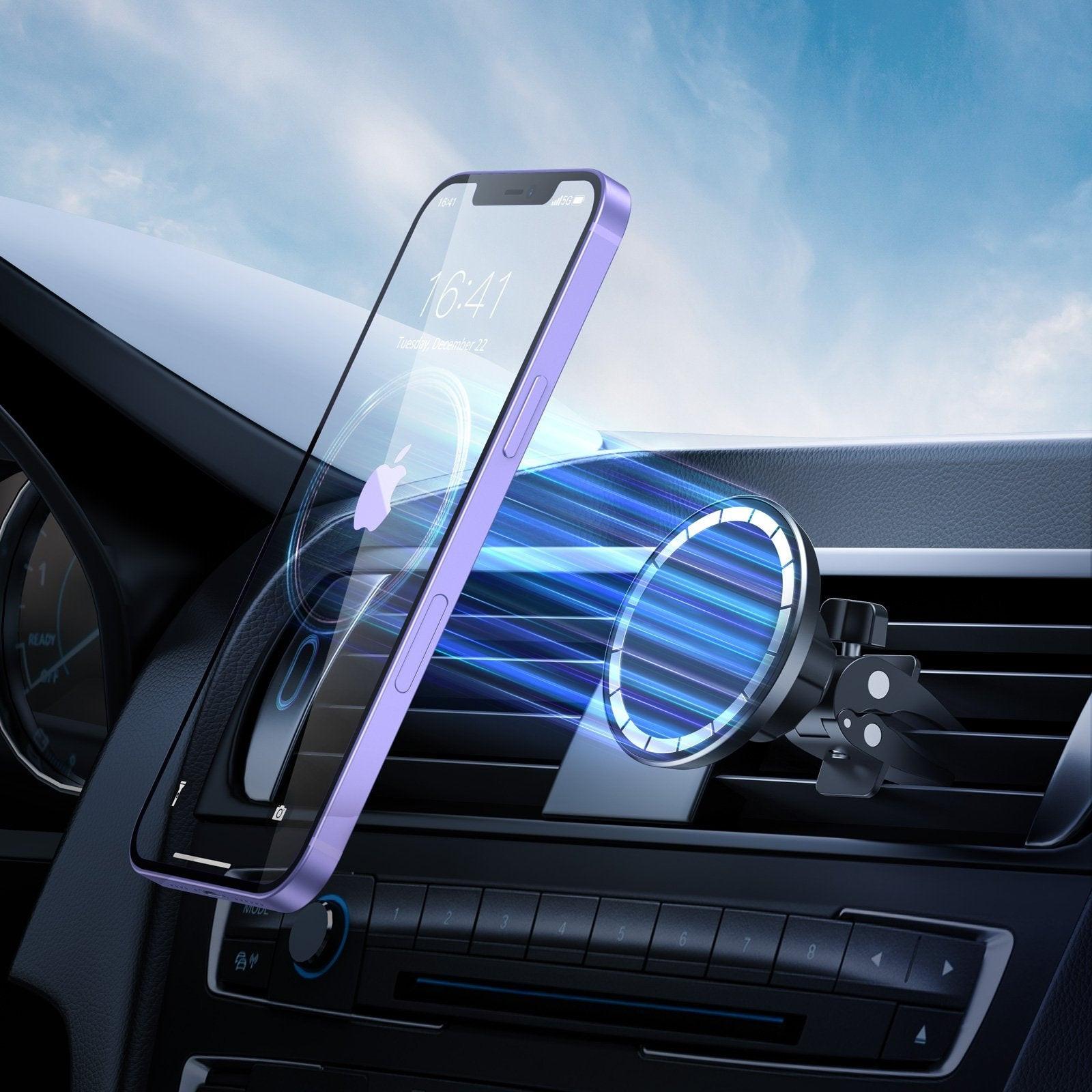 CHOETECH AT0004 Magsafe iPhone 12 Magnetic Car Mount Car Air Vent Phone Holder.