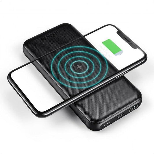 Choetech B650-CC Power Bank 10000mAh with Wireles Power Bank (Black).