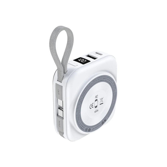 Choetech B697C-WH 10000mAh LED display 22.5W power bank for Mobile and Apple watch/Airpods CCC Certified.