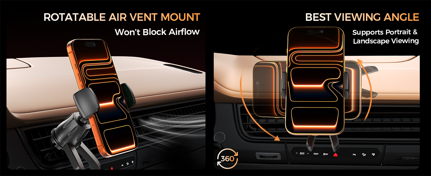 Choetech H091 Car Air Vent Clamp Phone Holder.