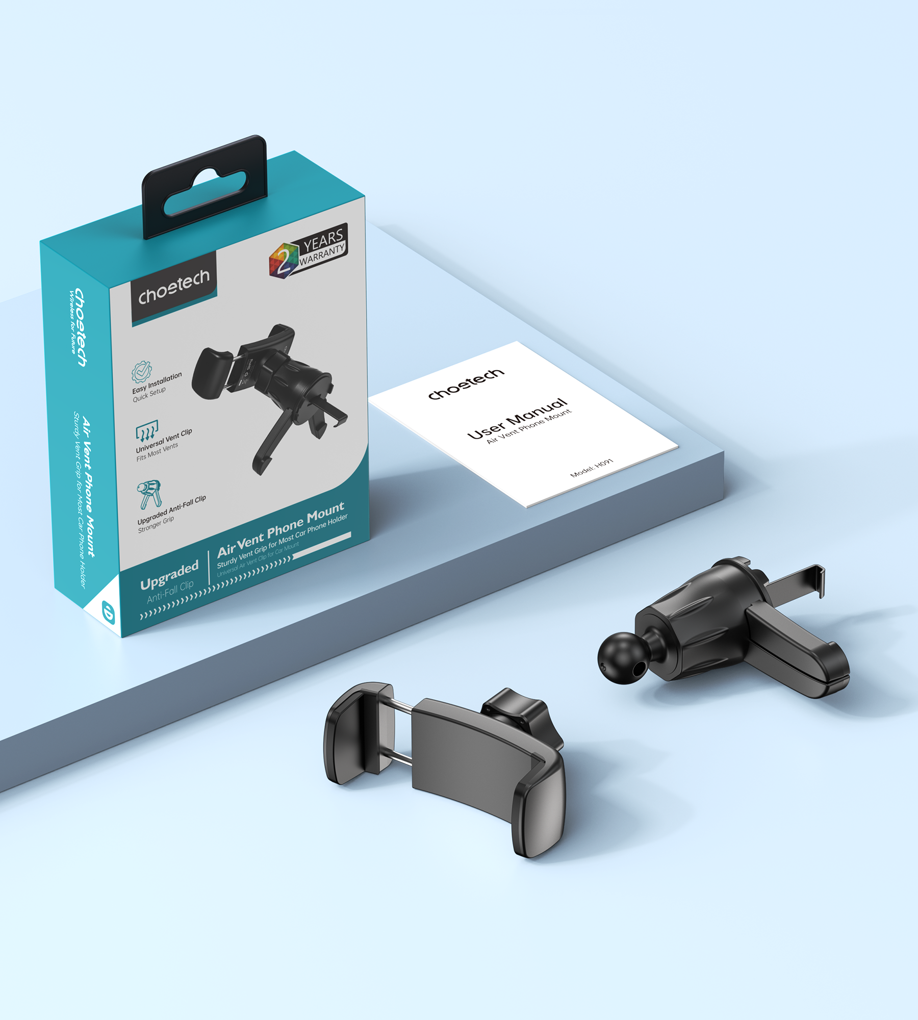 Choetech H091 Car Air Vent Clamp Phone Holder.