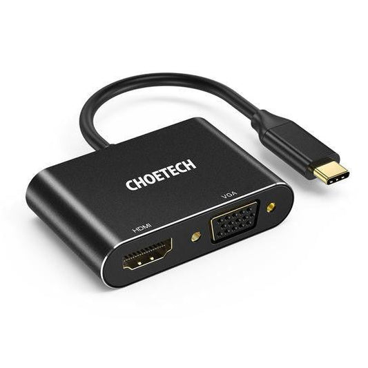 Choetech HUB-M17 USB-C TO HDMI VGA ADAPTER.
