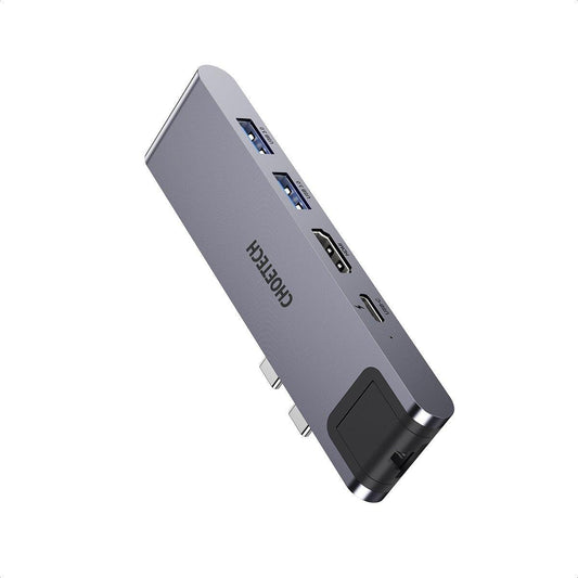 CHOETECH HUB-M24 7-in-2 MacBook Pro/Air USB Adapter USB-C Hub.
