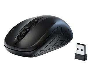 Choetech KB-002-BK 3-Level Adjustable 1600 DPI Wireless Mouse (Black).