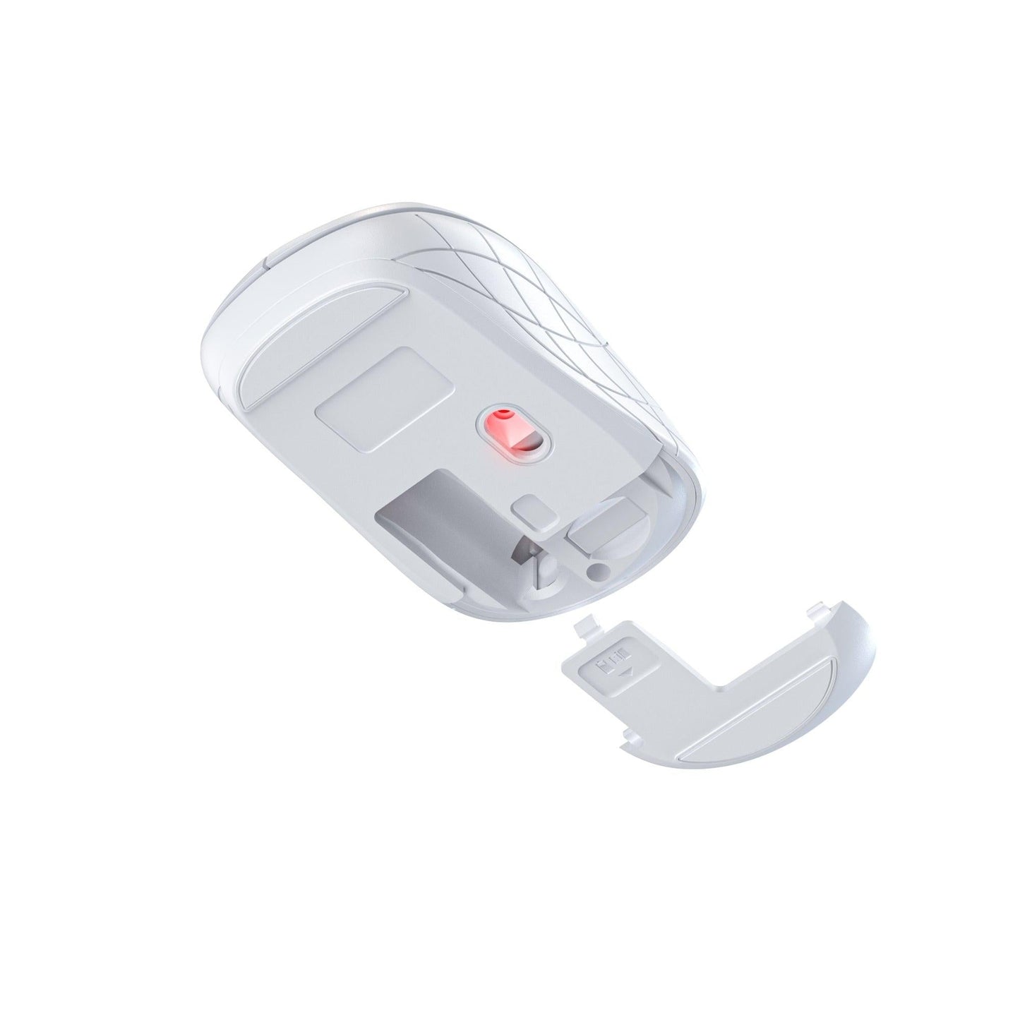 Choetech KB-002-WH single-mode 2.4G wireless mouse, white.