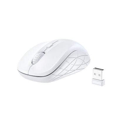 Choetech KB-002-WH single-mode 2.4G wireless mouse, white.