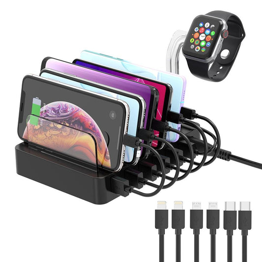 Choetech Q3008 6-Port USB Desktop Charger Station.