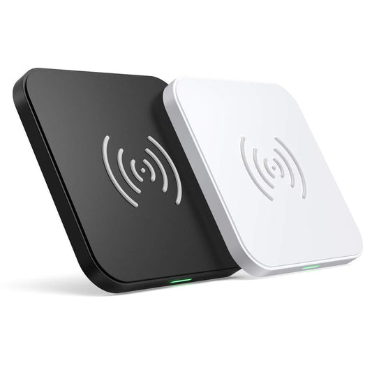 CHOETECH T511BW Fast Wireless Charging Pad Black And White 2 Pack.