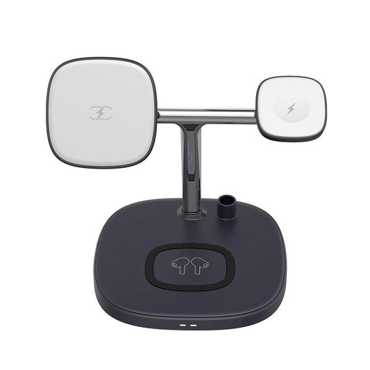 CHOETECH T583-F 4-in-1 Magentic Wireless Charging Station for iPhone/Apple Watch/Headphones/Pencil.