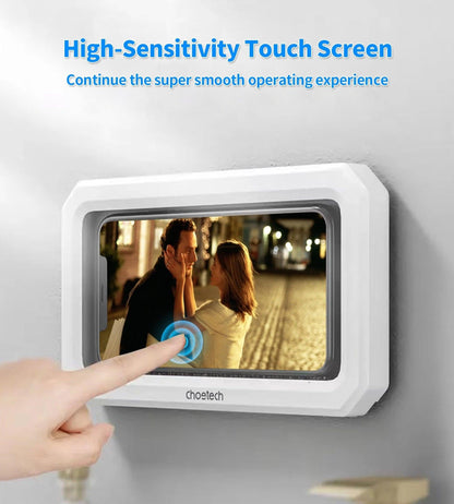 CHOETECH WPC008 Bathroom Waterproof Phone holder (up to 6.7-inch) White.