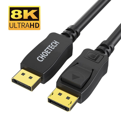 CHOETECH XDD01 DP to DP Cable 2M 8K 60Hz.