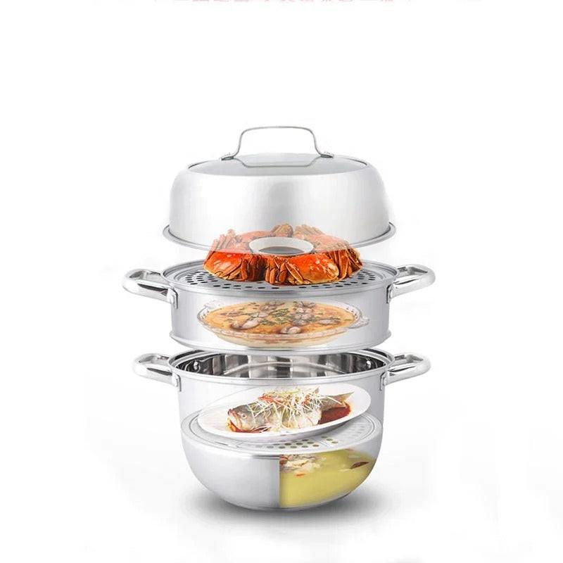 Zhang Xiao Quan 28cm 3-Tier Steamer.