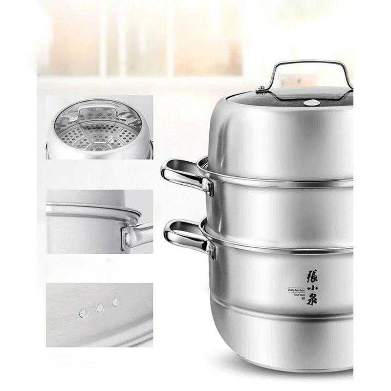 Zhang Xiao Quan 28cm 3-Tier Steamer.