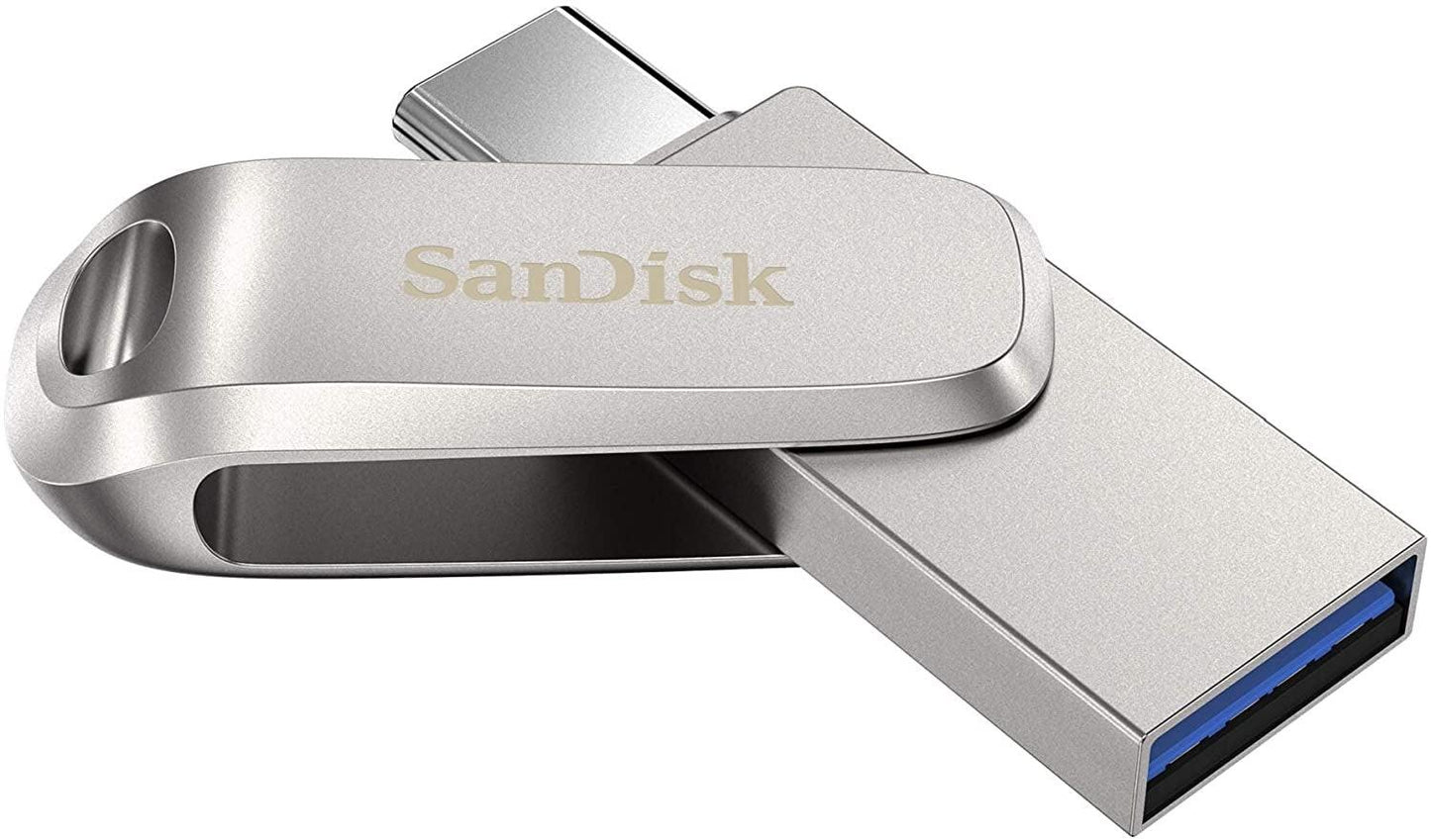 SANDISK 256G SDDDC4-256G-G46  Ultra Dual Drive Luxe USB3.1 Type-C (150MB) New.