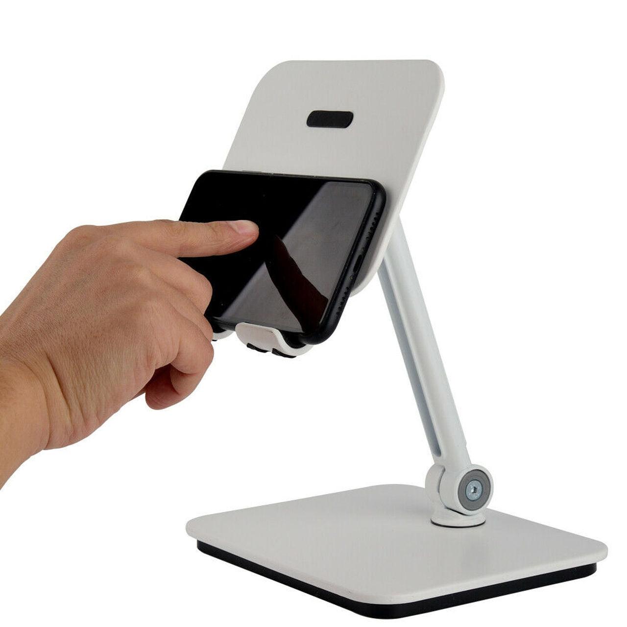 Full Motion 3 in 1 Smartphone Tablet and Notebook Holder White.