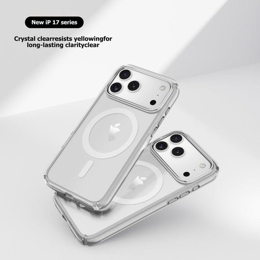 UTIA Ultimake Shockproof Transparent Case Cover With Magnetic Ring for iPhone 17 Pro Max.