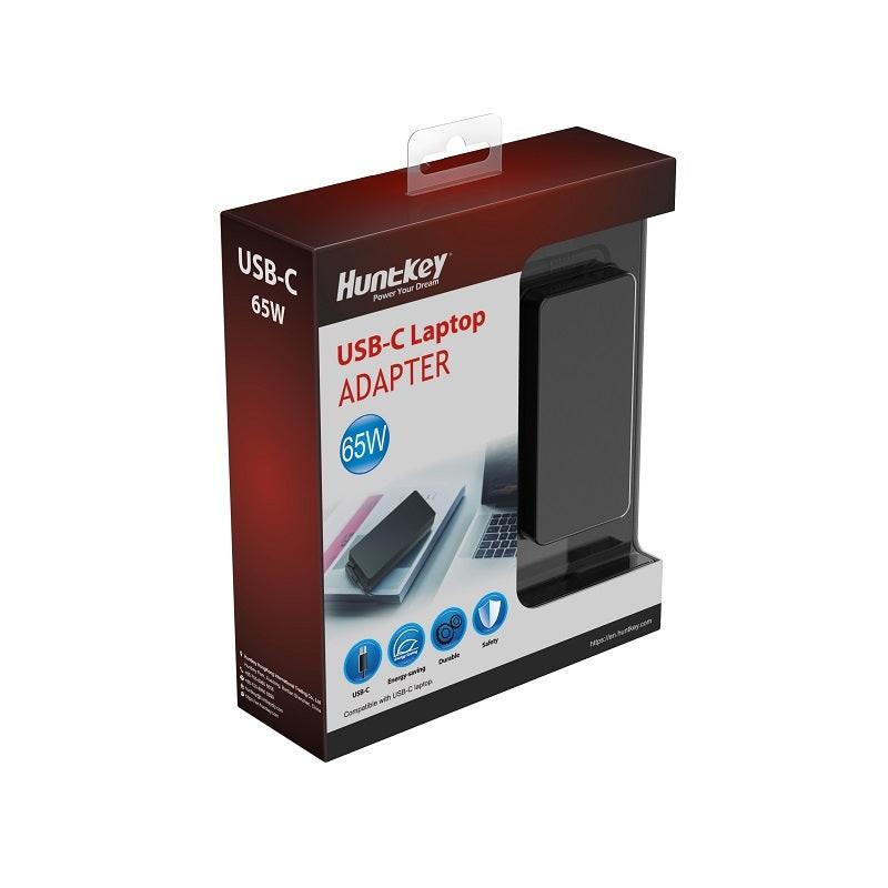 HUNTKEY USB -C 65W NOTEBOOK ADAPTER (HKA06520033-016).