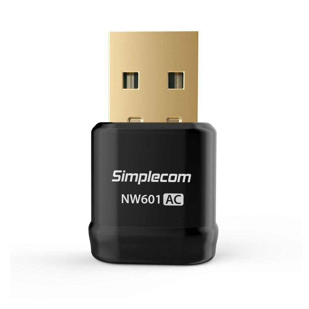 Simplecom NW601 AC600 Mini WiFi Dual Band Wireless USB Adapter.