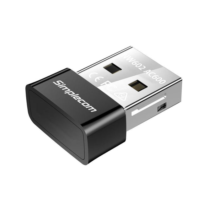 Simplecom NW602 AC600 Dual Band Nano USB WiFi Wireless Adapter Main Image