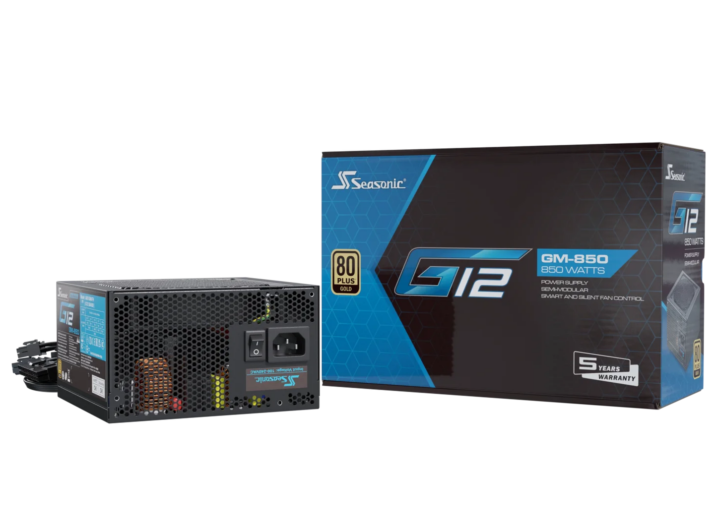 Seasonic 850W G12 V1.5 GM-850 Semi-Modular 80 PLUS Gold ATX PSU