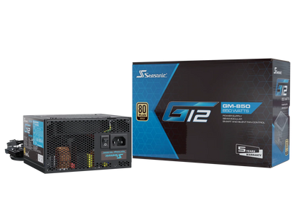 Seasonic 850W G12 V1.5 GM-850 Semi-Modular 80 PLUS Gold ATX PSU