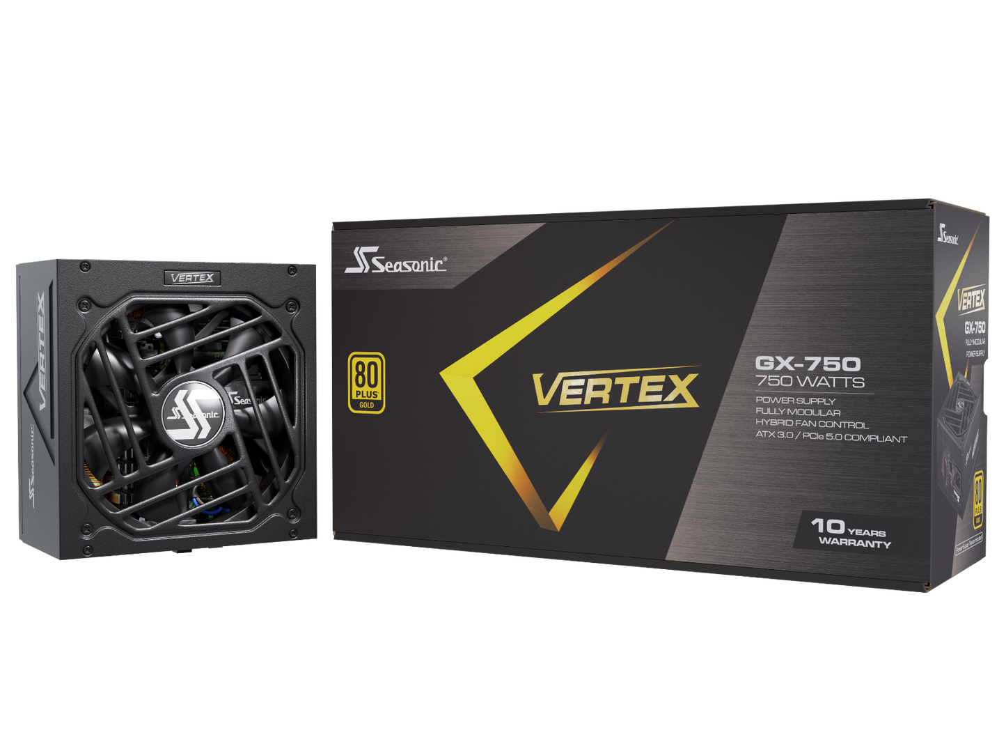 Seasonic VERTEX 750W (GX-750)  80 PLUS Gold Modular PSU ATX 3.0.