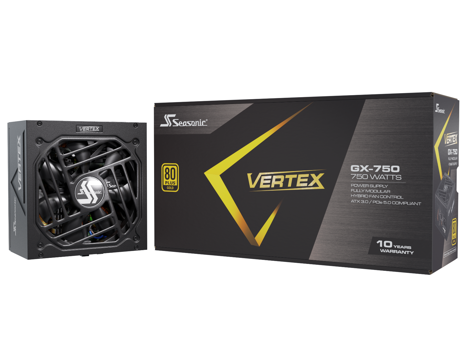 Seasonic VERTEX 750W (GX-750)  80 PLUS Gold Modular PSU ATX 3.0.