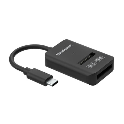 Simplecom SA506 NVMe / SATA Dual Protocol M.2 SSD to USB-C Adapter Converter USB 3.2 Gen 2 10Gbps.
