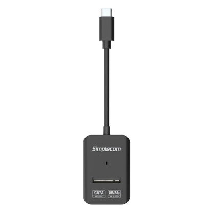 Simplecom SA506 NVMe / SATA Dual Protocol M.2 SSD to USB-C Adapter Converter USB 3.2 Gen 2 10Gbps.