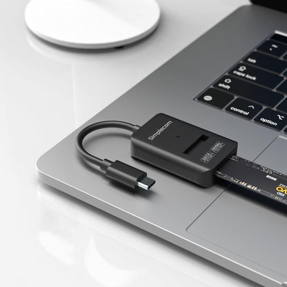 Simplecom SA506 NVMe / SATA Dual Protocol M.2 SSD to USB-C Adapter Converter USB 3.2 Gen 2 10Gbps.