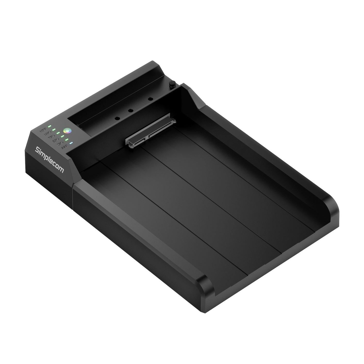 Simplecom SD570 NVMe M.2 + SATA HDD and SSD Dual Bay Docking Station USB 3.2 Gen 2 10Gbps Offline Clone.