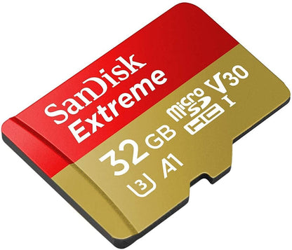 SANDISK SDSQXAF-032G-GN6MN 32GB MICRO SDHC EXTREME A1 V30, UHS-I/ U3, 100MB/s ,NO  SD ADAPTER.