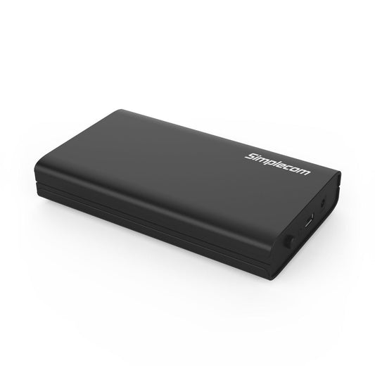 Simplecom SE301 3.5" SATA to USB 3.0 Hard Drive Docking Enclosure Black.