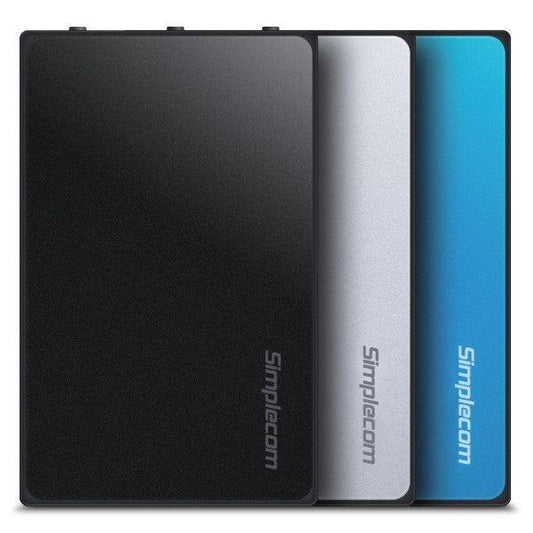 Simplecom SE325 Tool Free 3.5" SATA HDD to USB 3.0 Hard Drive Enclosure Black.