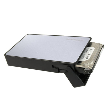 Simplecom SE325 Tool Free 3.5" SATA HDD to USB 3.0 Hard Drive Enclosure Silver.