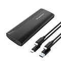 Simplecom SE504v2 NVMe / SATA Dual Protocol M.2 SSD USB-C Enclosure Tool-Free USB 3.2 Gen 2 10Gbps.