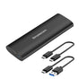 Simplecom SE516 NVMe / SATA Dual Protocol M.2 SSD Tool-Free USB-C Enclosure USB 3.2 Gen 2 10Gbps.