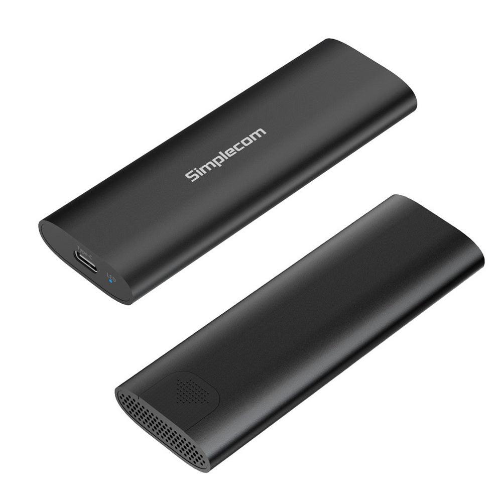 Simplecom SE516 NVMe / SATA Dual Protocol M.2 SSD Tool-Free USB-C Enclosure USB 3.2 Gen 2 10Gbps.